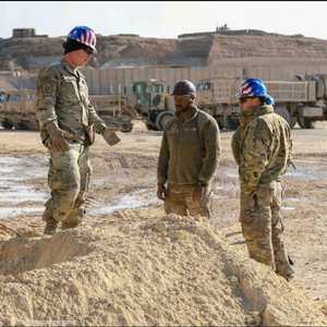 استعداد عسكري للجيش  الأميركي في قاعدة عين الأسد