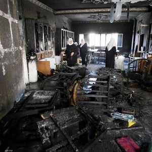 مستوطنون يحرقون مدرسة فلسطينية في الضفة الغربية