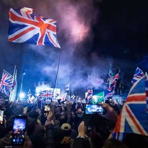 احتفالات بريطانية بالخروج في قلب لندن