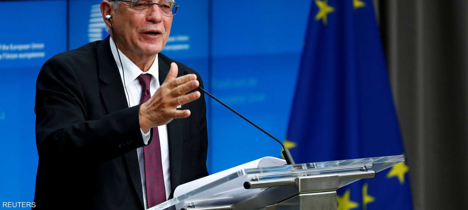 سيلتقي بوريل بالرئيس الإيراني حسن روحاني.