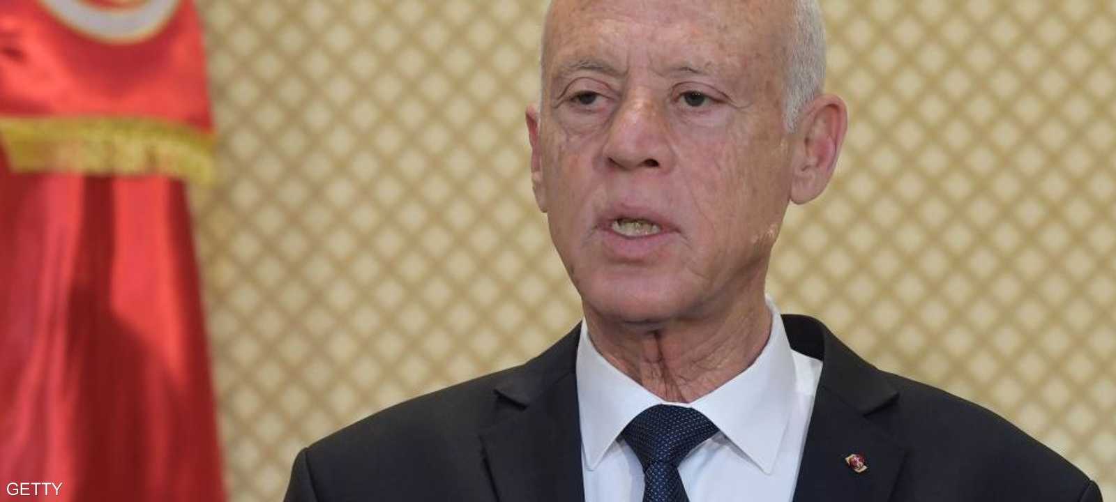الرئيس التونسي قيس سعيد.