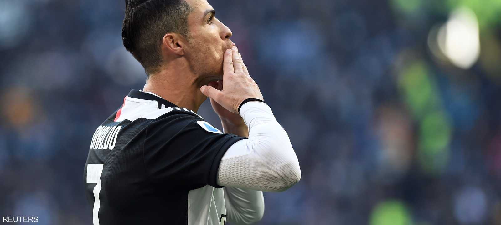 ثنائية رونالدو وضعت يوفنتوس في الصدارة