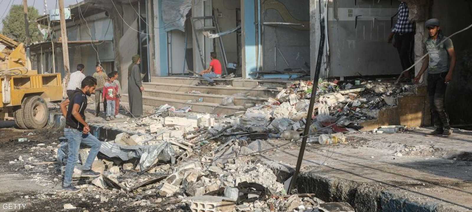 من المعارك التي شهدتها شمال سوريا في وقت سابق - أرشيفية