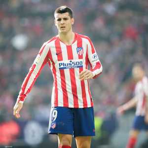 مهاجم أتلتيكو مدريد الإسباني ألفارو موراتا.