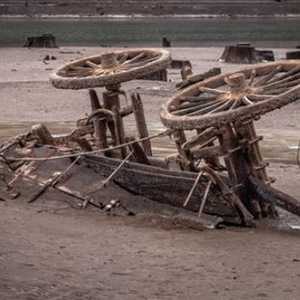 العربة القديمة تظهر في ولاية أوريغون الأميركية