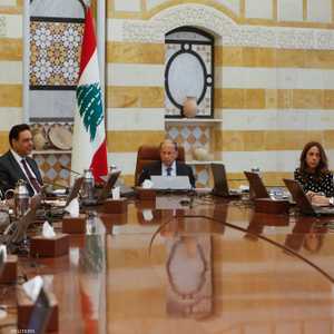جلسة للحكومة برئاسة الرئيس اللبناني ميشال عون (أرشيف)