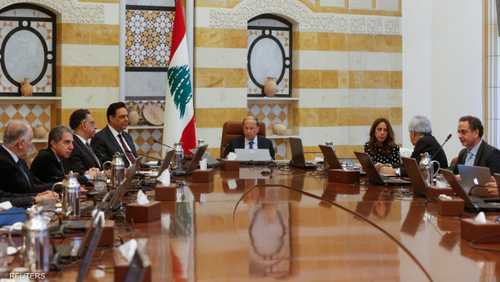 جلسة للحكومة برئاسة الرئيس اللبناني ميشال عون (أرشيف)