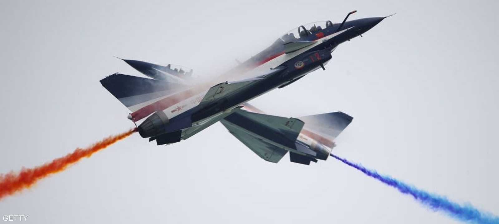 اعتراض طائات الجيش الصيني