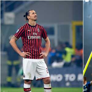 لوكاكو وإبراهيموفيتش خلال لقاء الديربي