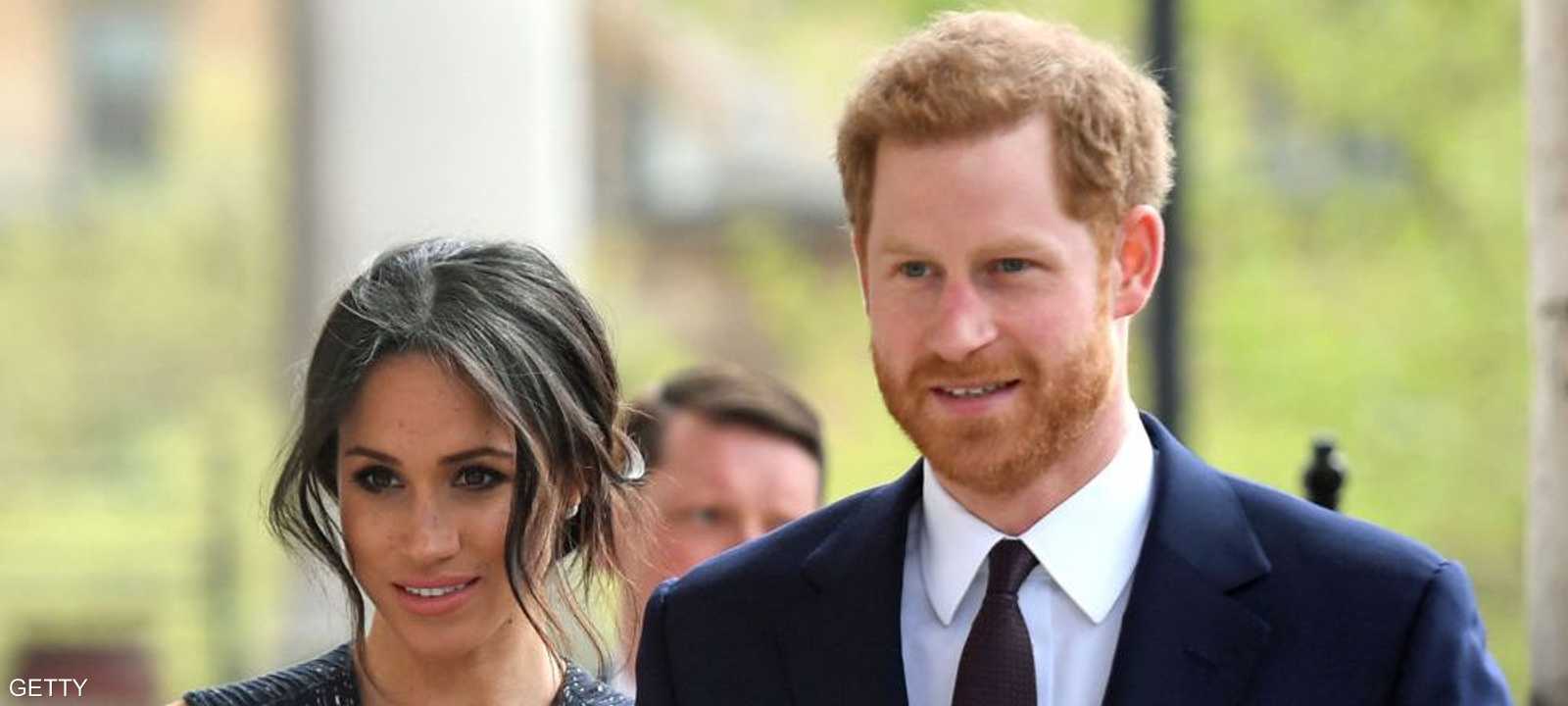 الأمير هاري وزوجته الممثلة الأميركية السابقة ميغان ماركل