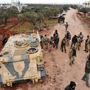 أرشيفية لعناصر فصائل مسلحة مدعومة من تركيا في إدلب