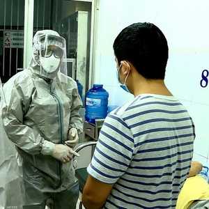 صورة أرشيفية لمصاب بكورونا