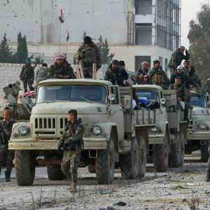 قوات للجيش السوري في محيط حلب - أرشيفية