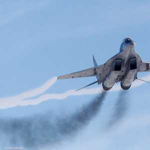 مقاتلة حربية روسية في لقطة أرشيفية