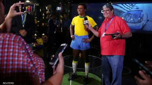 تمثال أسطورة كرة القدم البرازيلية بيليه