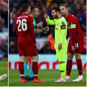 لقطة روبرتسون وميسي