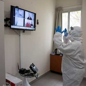 إحدى غرف الحجز الصحي في إسرائيل