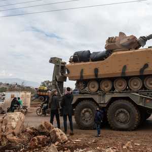 قوات تركية في محافظة إدلب شمال غربي سوريا