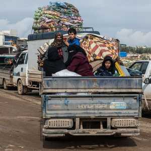 تشرد قرابة مليون سوري بسبب القتال في الآونة الأخيرة.