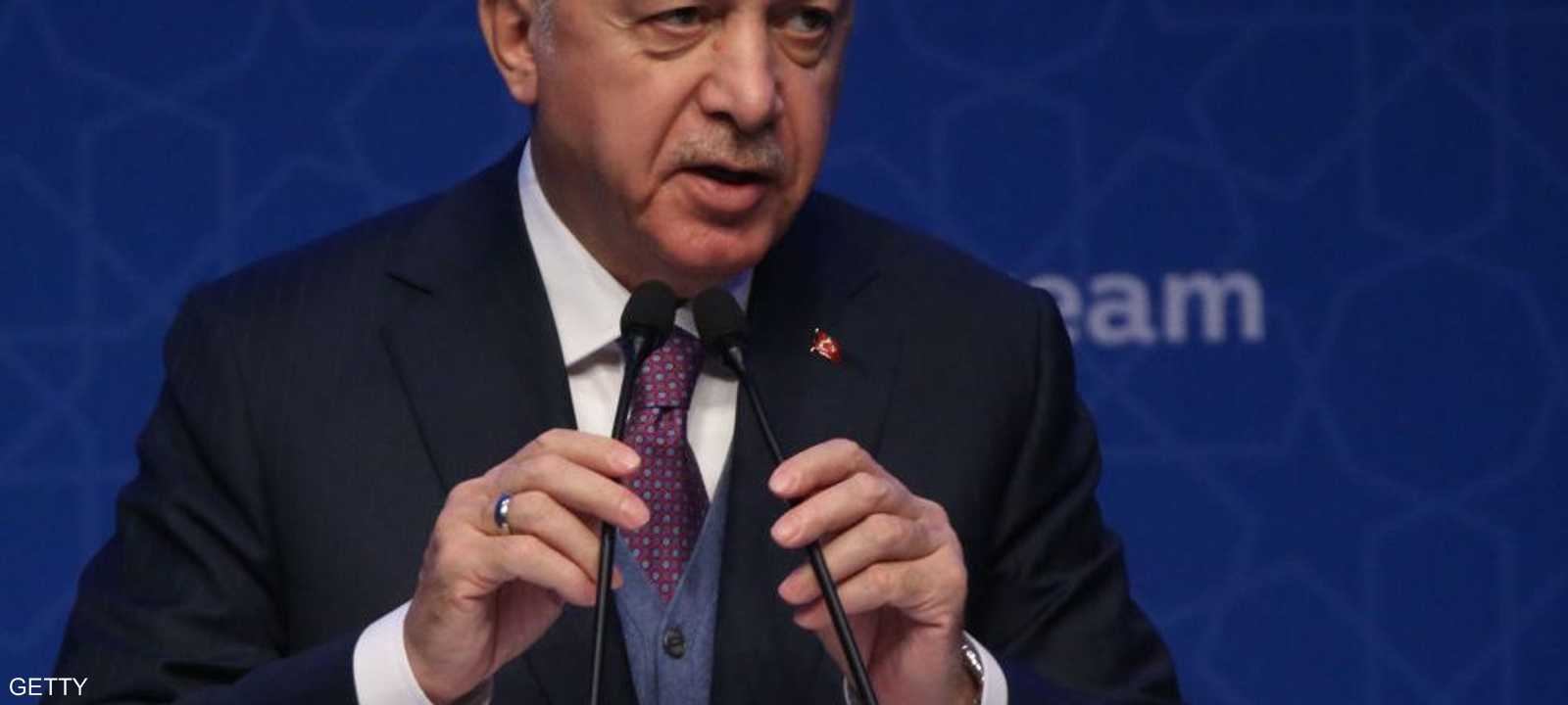 الرئيس التركي رجب طيب أردوغان