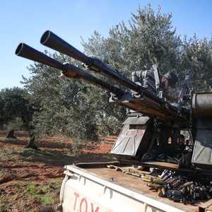 مقاتلون مدعومون من تركيا في إدلب بسوريا