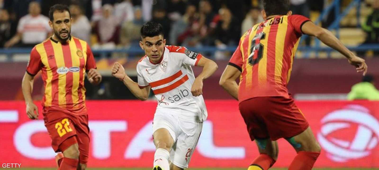 من لقاء الزمالك والترجي في السوبر الأفريقي