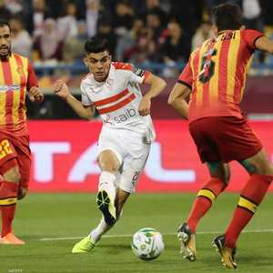 من لقاء الزمالك والترجي في السوبر الأفريقي