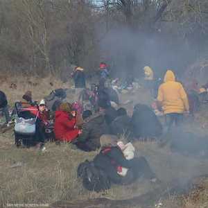 مهاجرون على الحدود التركية اليونانية