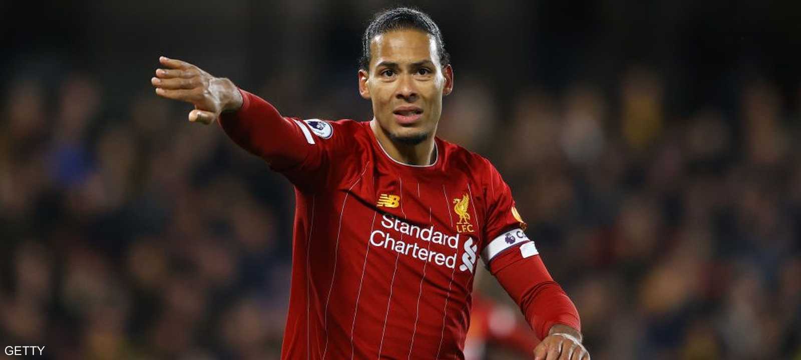 الهولندي فيرجيل فان دايك صخرة دفاع ليفربول الإنجليزي