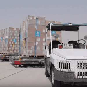 المساعدات نقلت يوم الاثنين