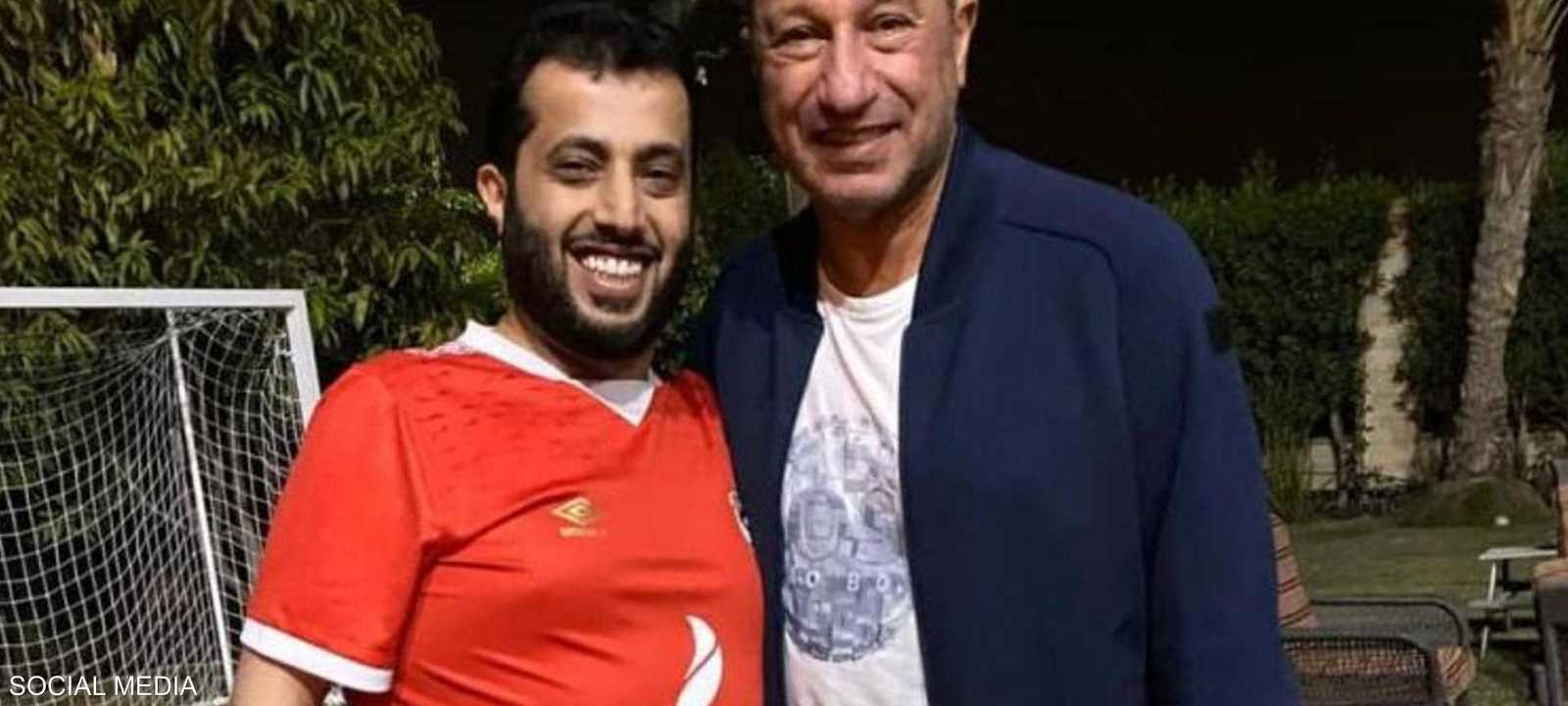 تركي آل الشيخ مع محمود الخطيب - أرشيفية