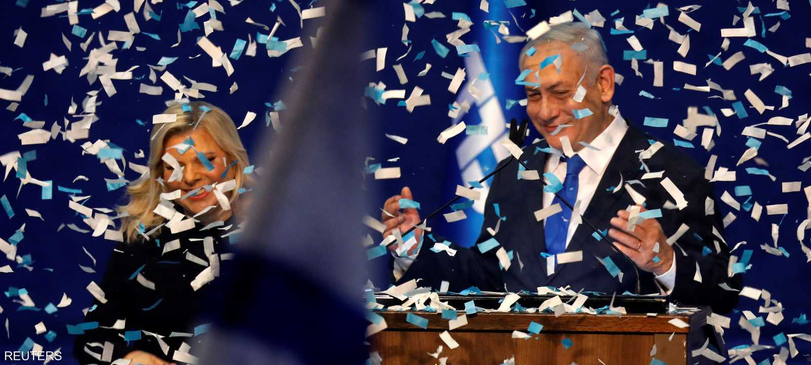 نتانياهو يحتفل بالفوز في الانتخابات البرلمانية الإسرائيلية