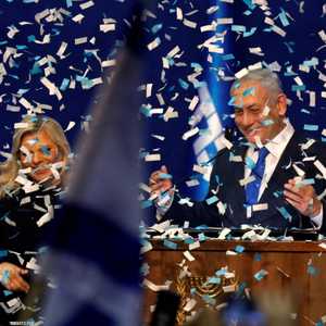 نتانياهو يحتفل بالفوز في الانتخابات البرلمانية الإسرائيلية