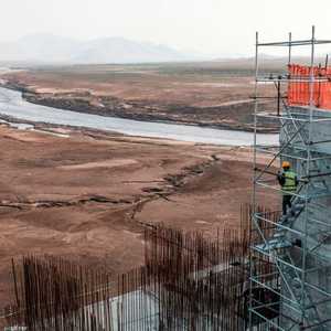 جانب من سد النهضة في إثيوبيا