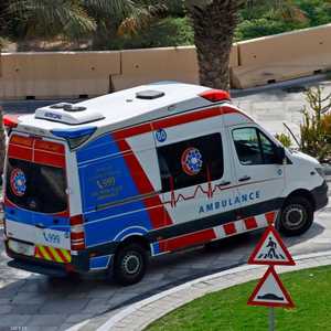 سيارة إسعاف في العاصمة الإماراتية أبوظبي