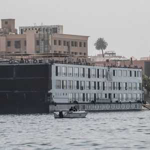 إحدى البواخر النيلية بمحافظة الأقصر