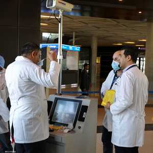 طواقم طبية في مطار  عمان الدولي لتفحص القادمين إلى الأردن