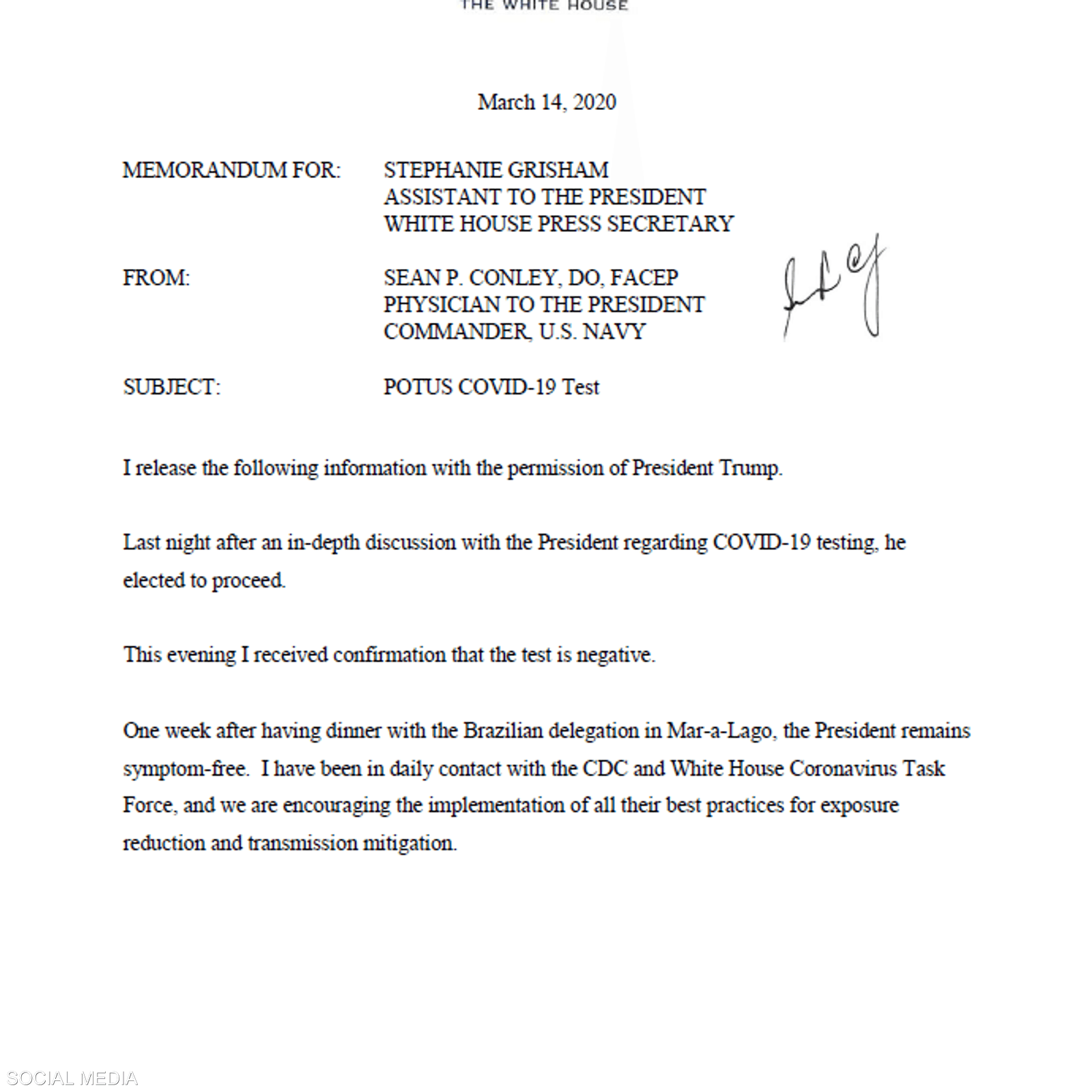 فحص ترامب بالتفصيل