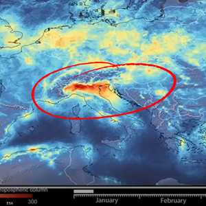 صورة تظهر حجم التلوث قبل تفشي كورونا
