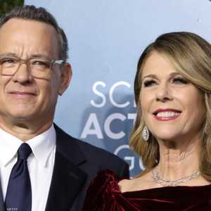 توم هانكس وزوجته ريتا ويلسون