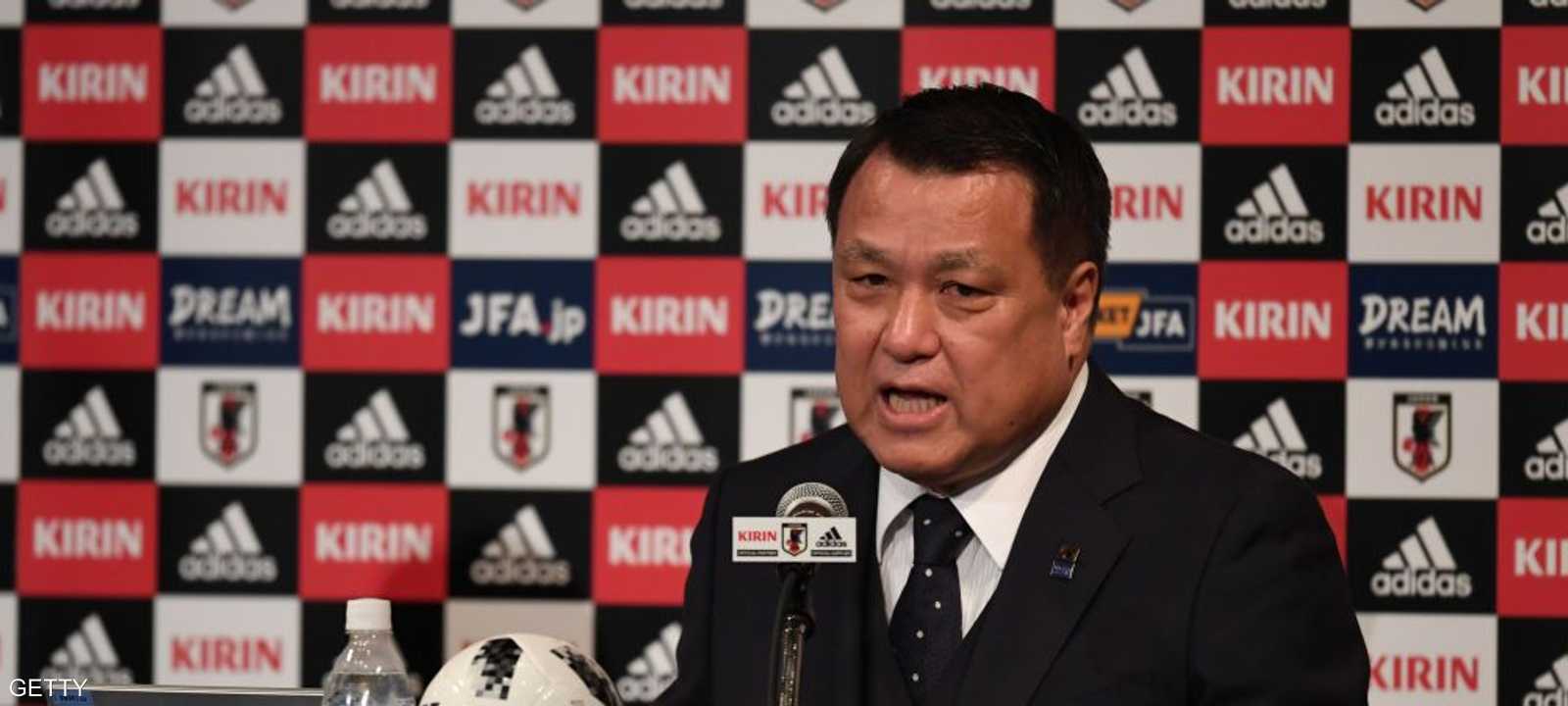 رئيس الاتحاد الياباني لكرة القدم كوزو تاشيما