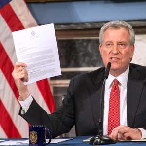 عمدة نيويورك بيل دي بلاسيو