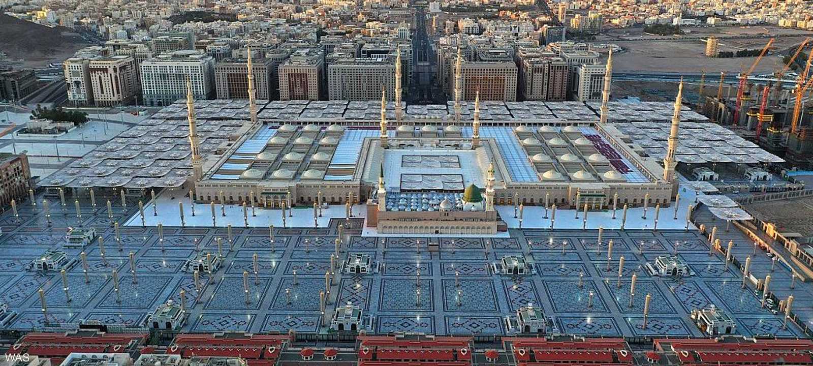 جانب من المسجد النبوي