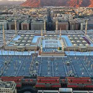 جانب من المسجد النبوي