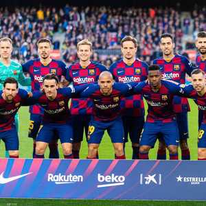 أرشيفية للاعبي نادي برشلونة الإسباني