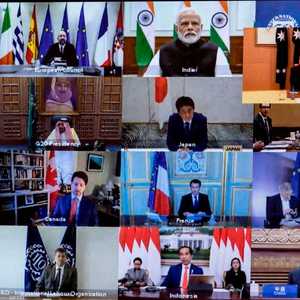 كلف الزعماء وزراء التجارة بتقييم آثار كورونا على التجارة.