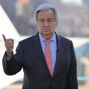 الأمين العام للأمم المتحدة أنطونيو غوتيريش.