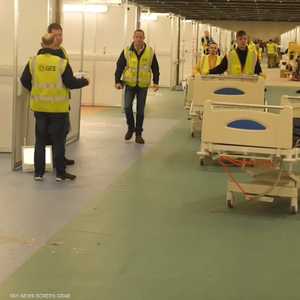 مستشفى ميداني في لندن يستعد لاستقبال مرضى كورونا