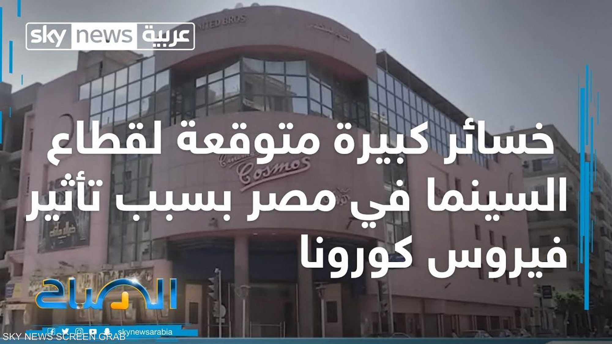 خسائر كبيرة متوقعة لقطاع السينما في مصر بسبب تأثير كورونا
