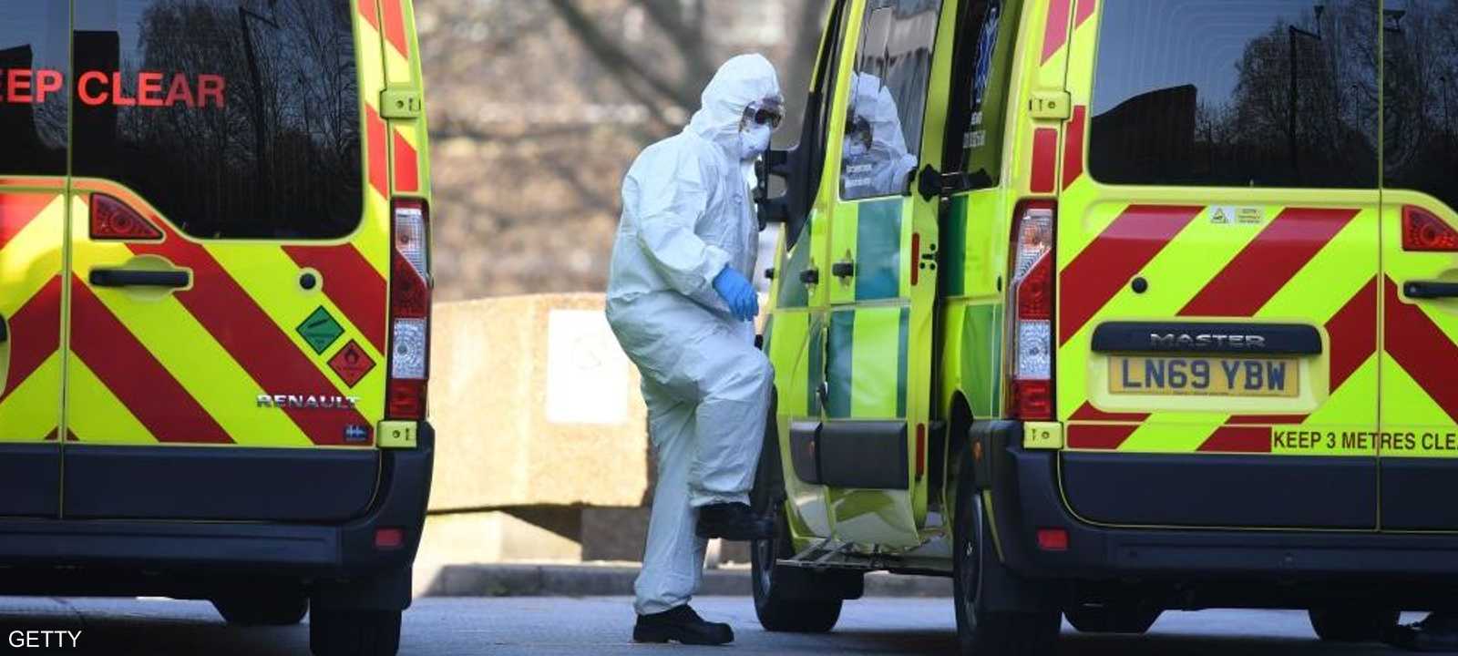 أحد العاملين في المجال الطبي في بريطانيا